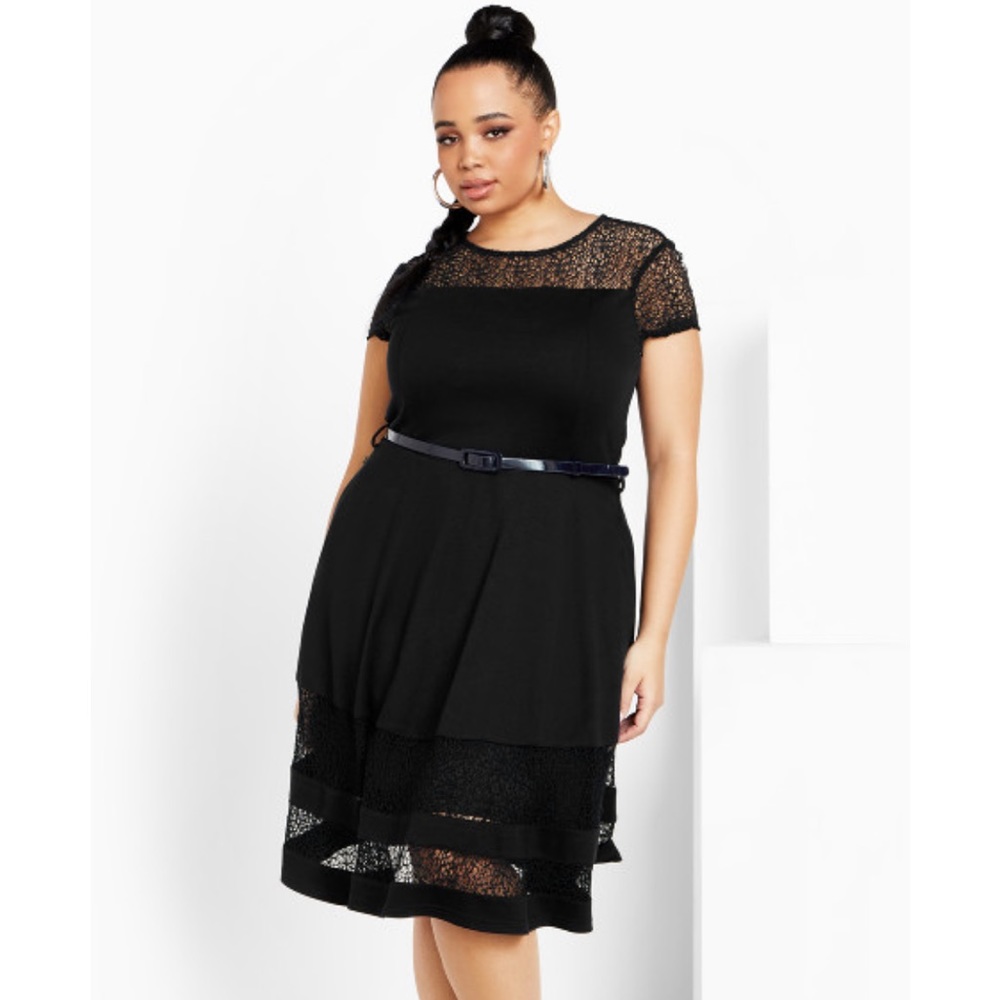 City Chic Rylan Dress Size 20 EUC